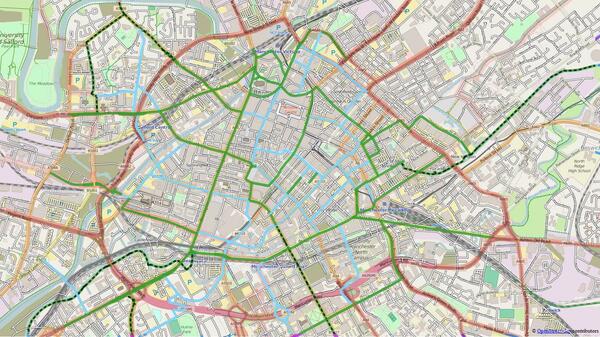 The photo for TfGM/MCC City-Centre Cycling Infrastructure Plan.