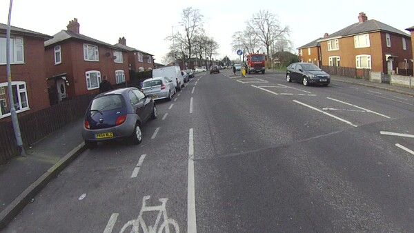 The photo for Crompton Way, Bolton Cycle Lane.